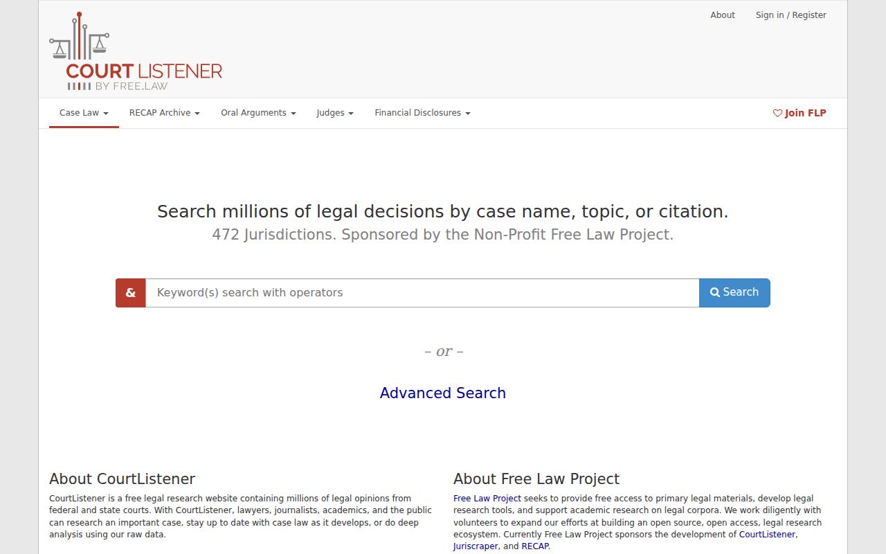 Cobb County federal court docket convenience search through CourtListener